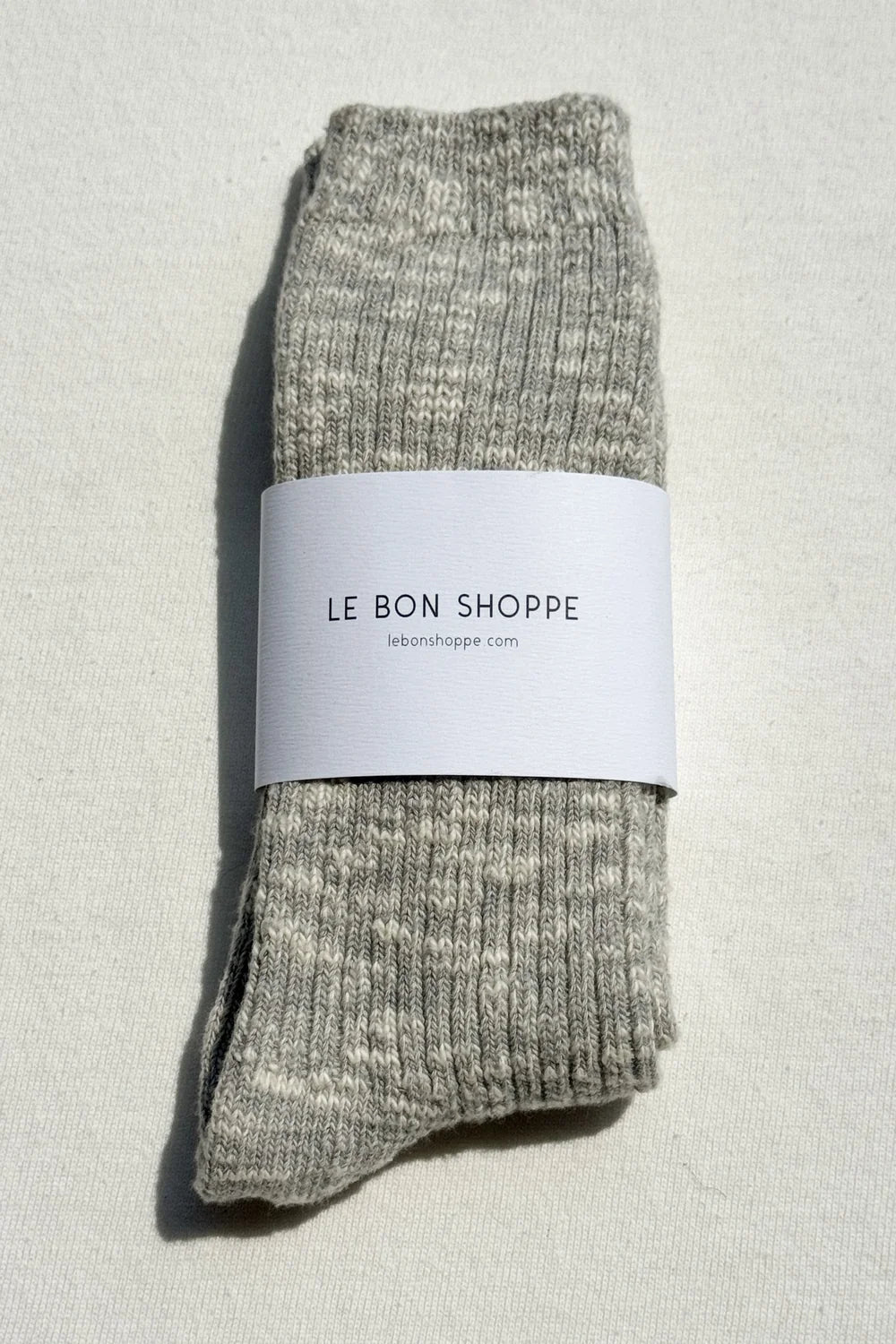 Le Bon Shoppe Cottage Socks: Heather Grey