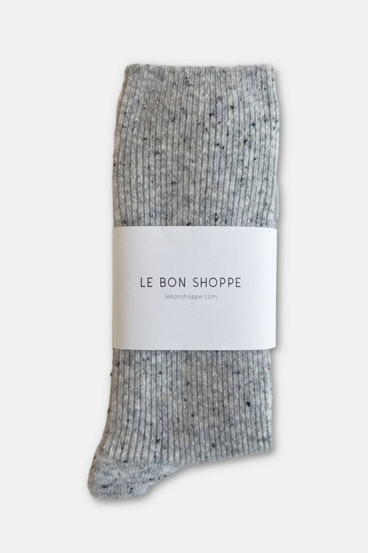 Le Bon Shoppe Snow Socks: Cookies and Cream