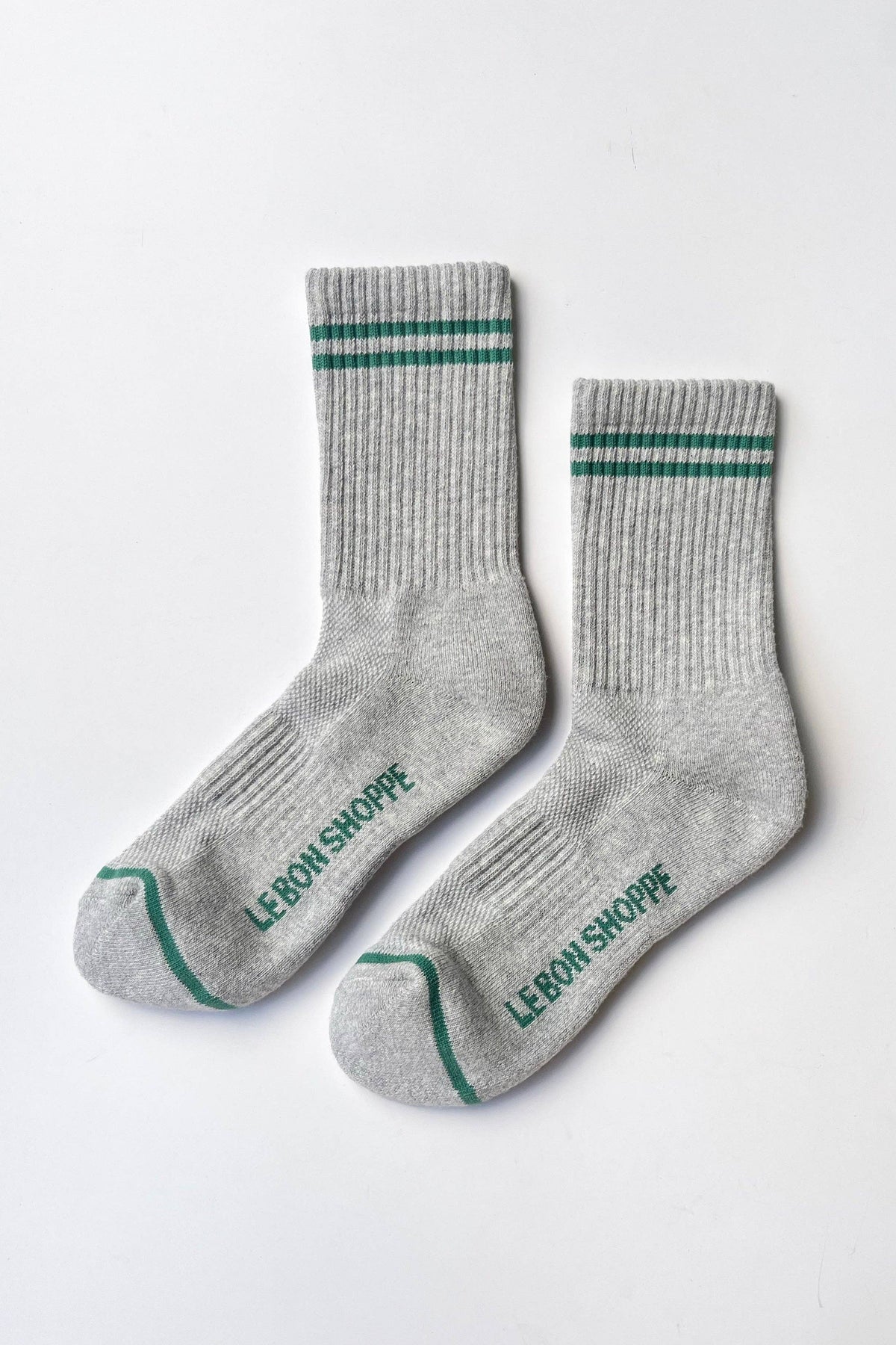 Le Bon Shoppe Boyfriend Socks: Light Grey