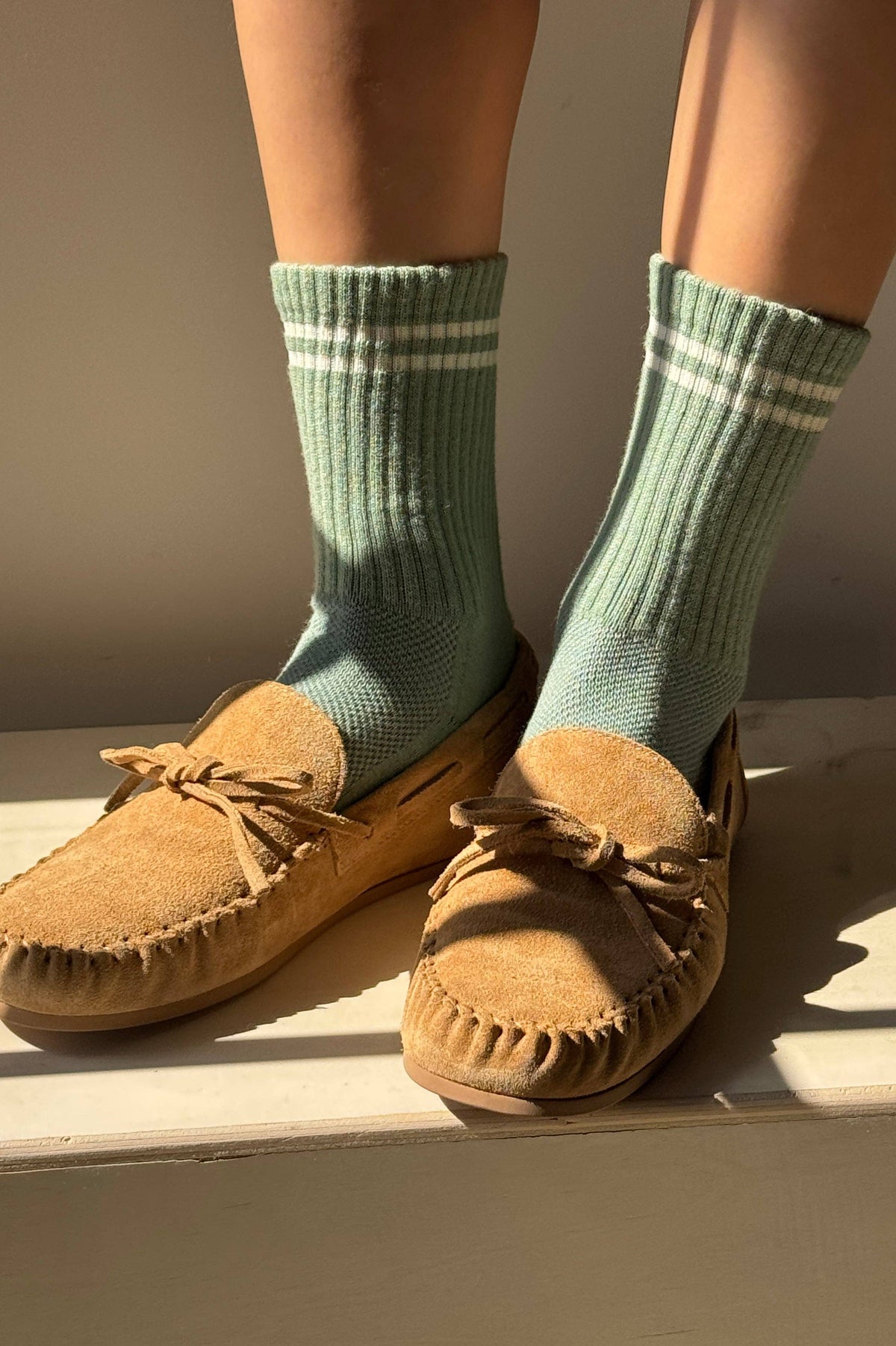 Le Bon Shoppe Boyfriend Socks: Moss