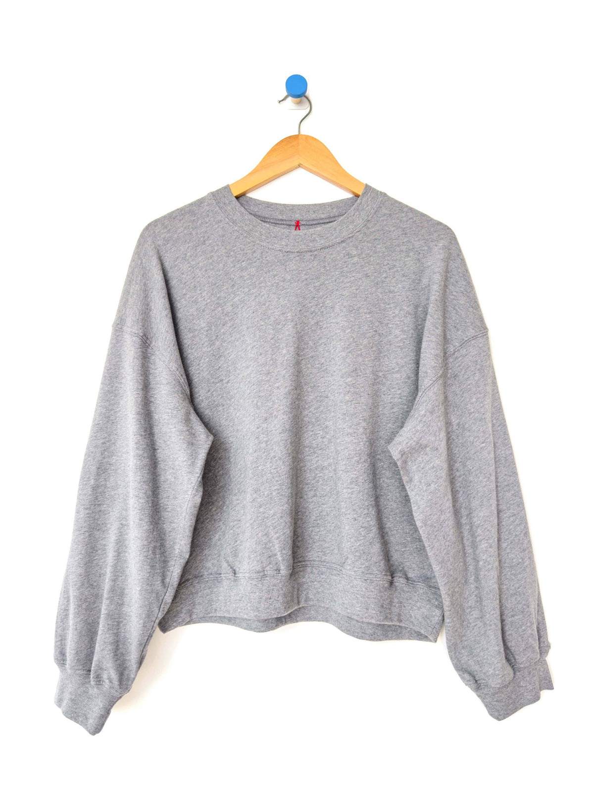 Le Bon Shoppe Cali Jersey Sweatshirt: Melange Grey
