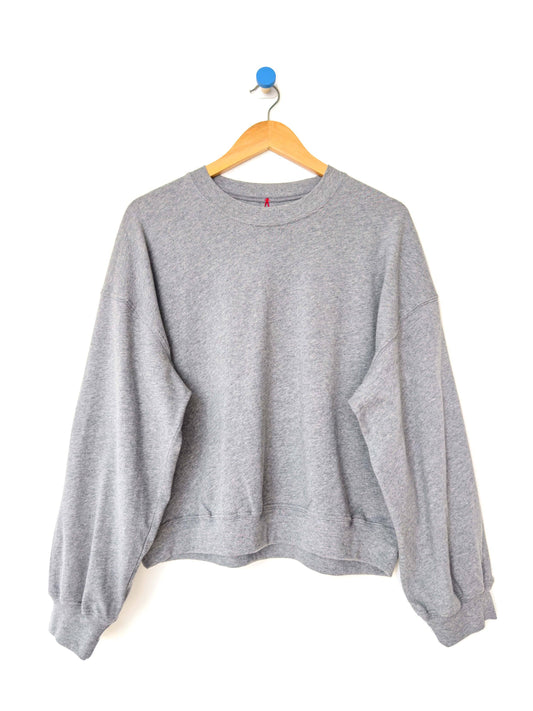 Le Bon Shoppe Cali Jersey Sweatshirt: Melange Grey