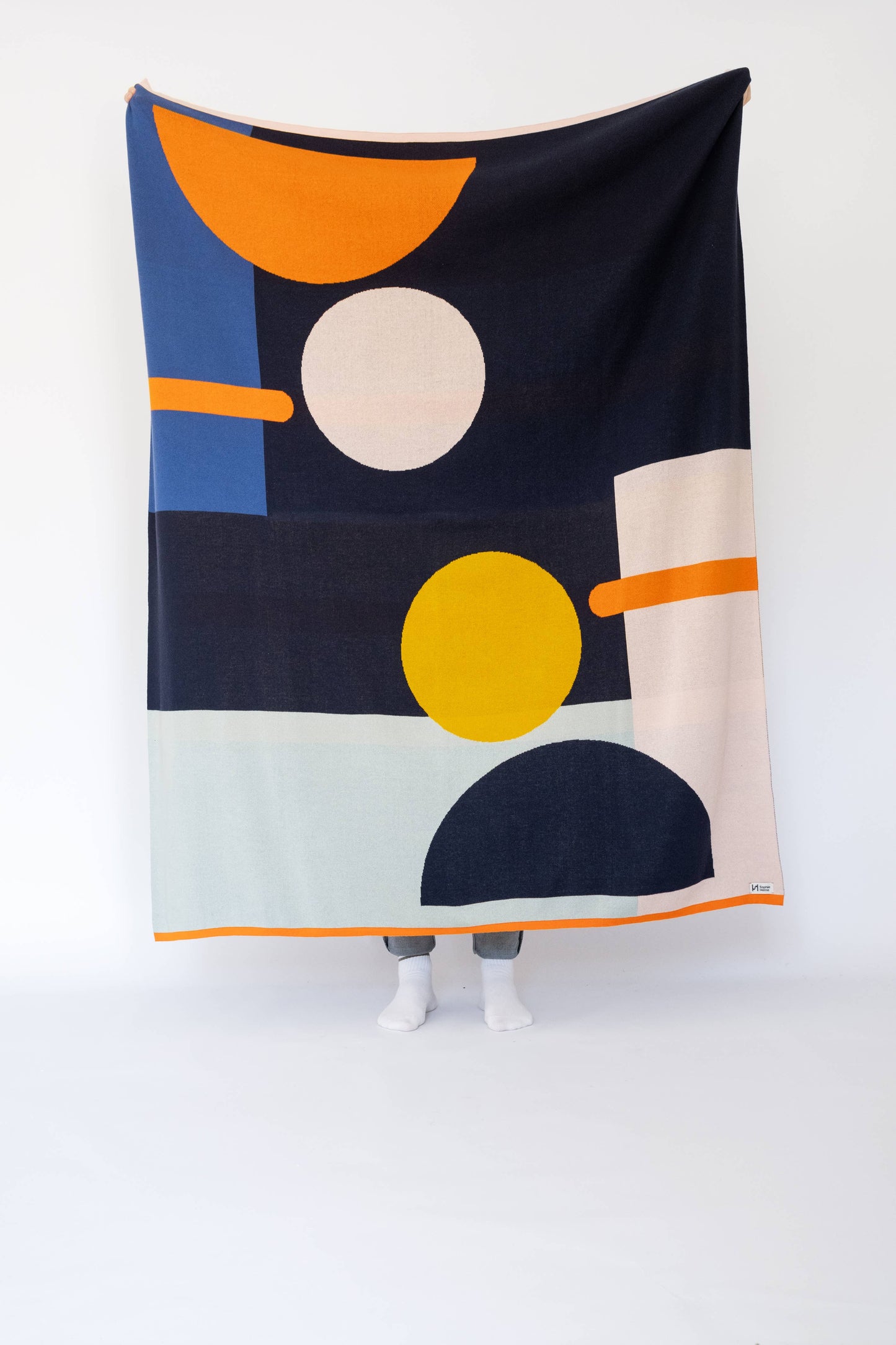 Sophie Home Cotton Knit Throw Blanket: Bleecker Multi