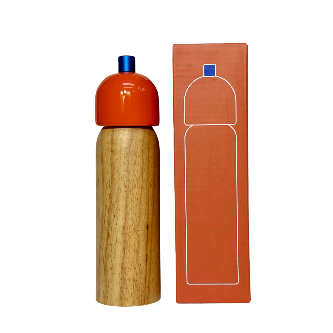 Maegen Salt & Pepper Grinder - Orange & Blue: Large