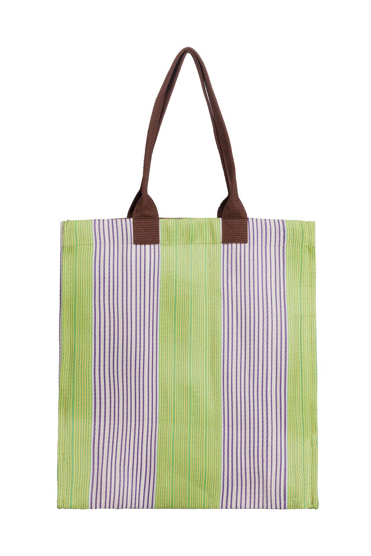British Colour Standard British Colour Standard  Eco Woven Market Shopper in Doge, Pearl, Primrose & Grass