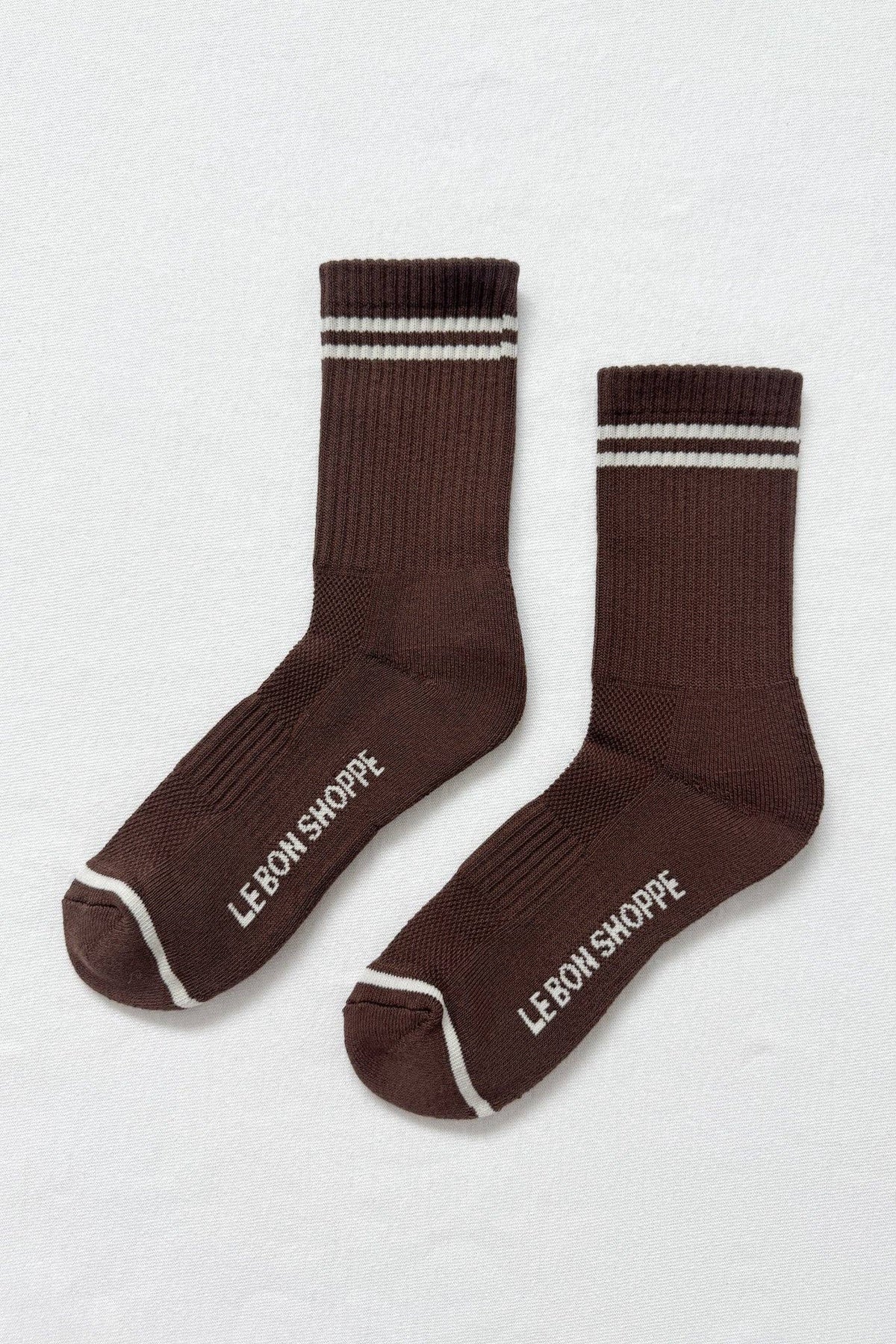 Le Bon Shoppe Boyfriend Socks: Wood