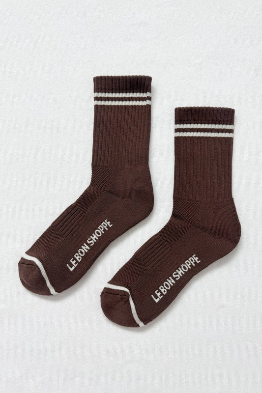 Le Bon Shoppe Boyfriend Socks: Wood
