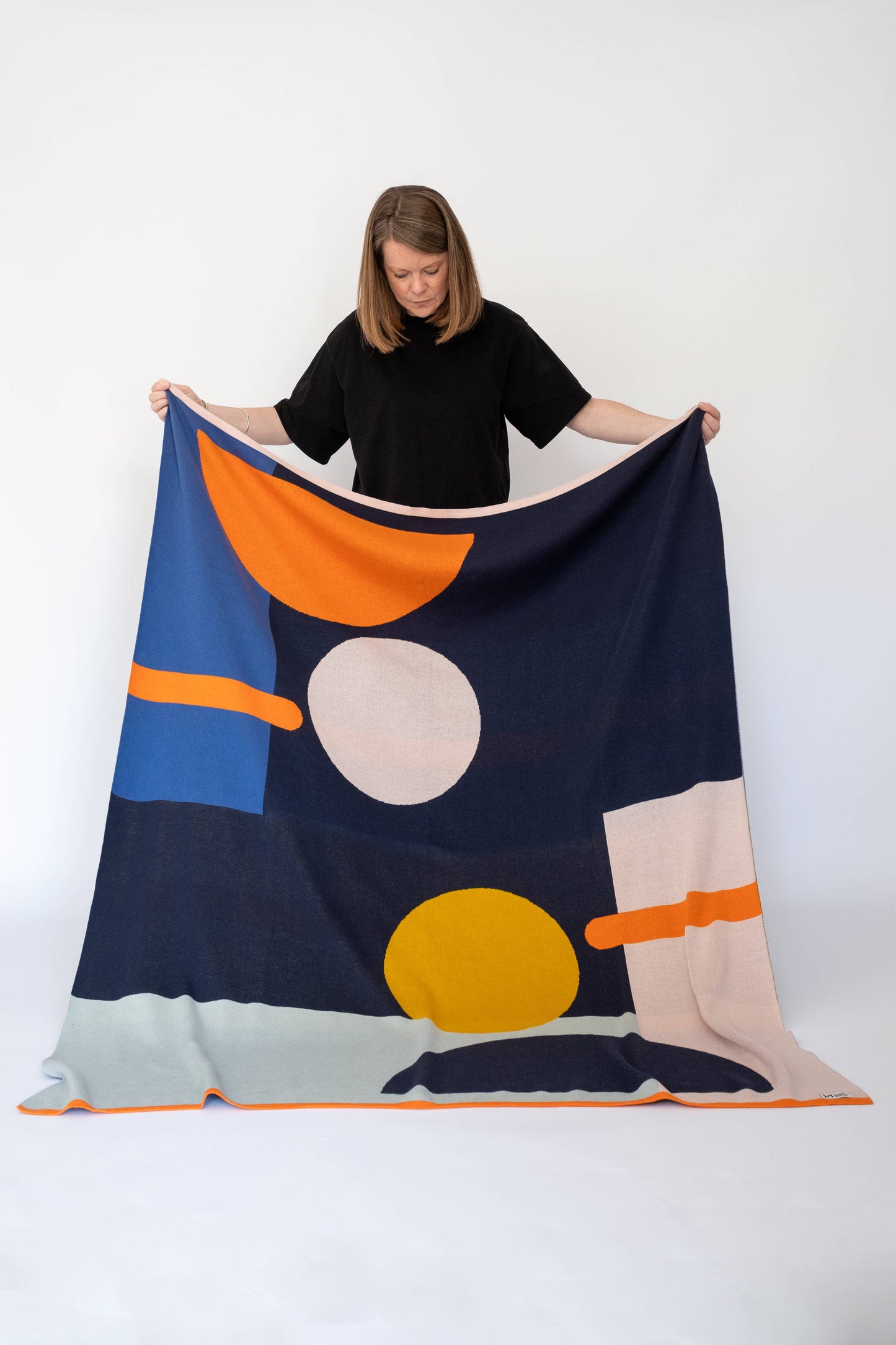Sophie Home Cotton Knit Throw Blanket: Bleecker Multi