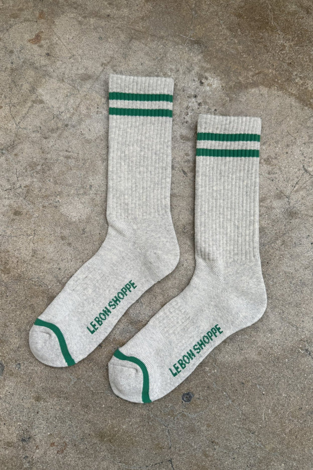 Le Bon Shoppe Boyfriend Socks: Light Grey