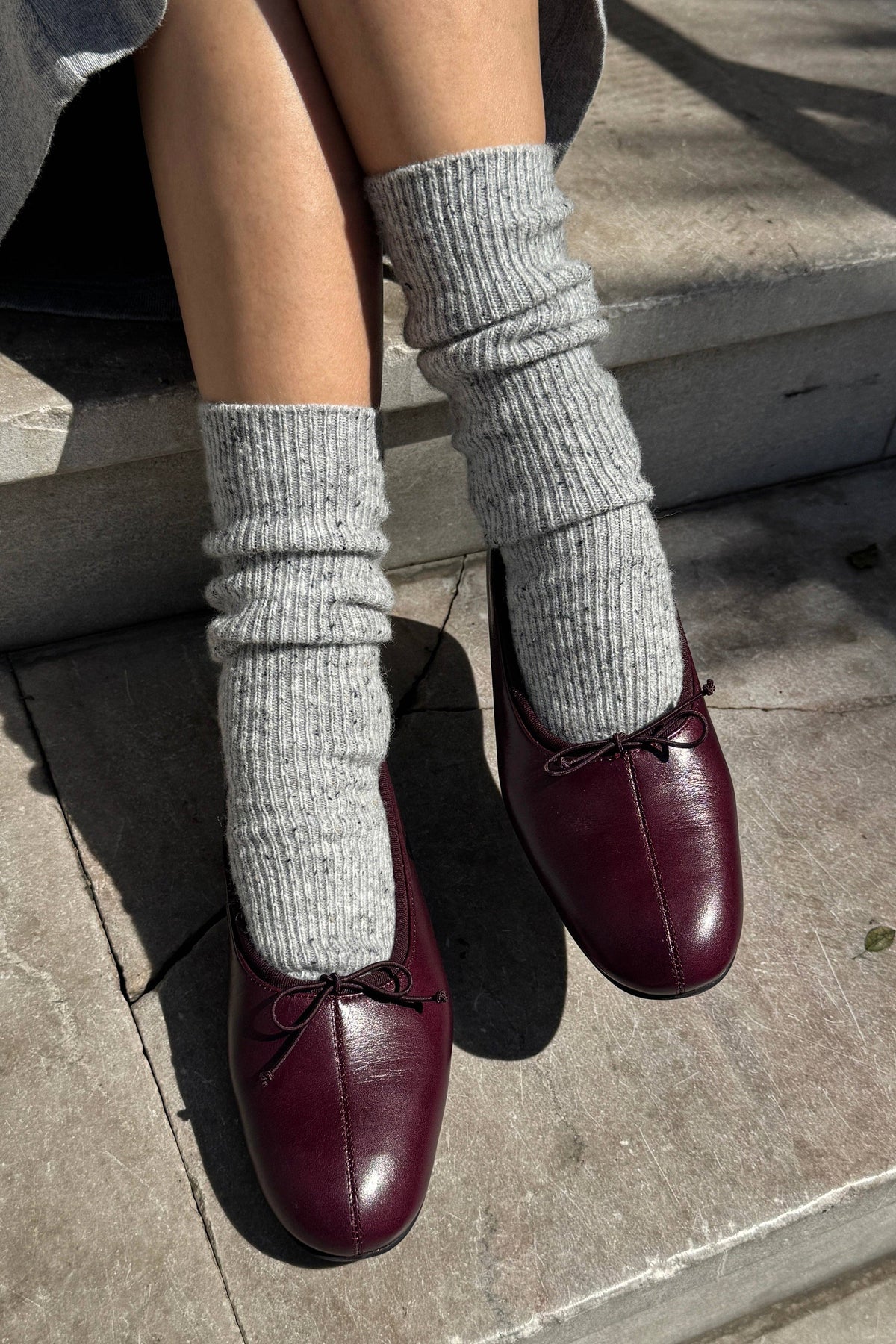Le Bon Shoppe Snow Socks: Cookies and Cream