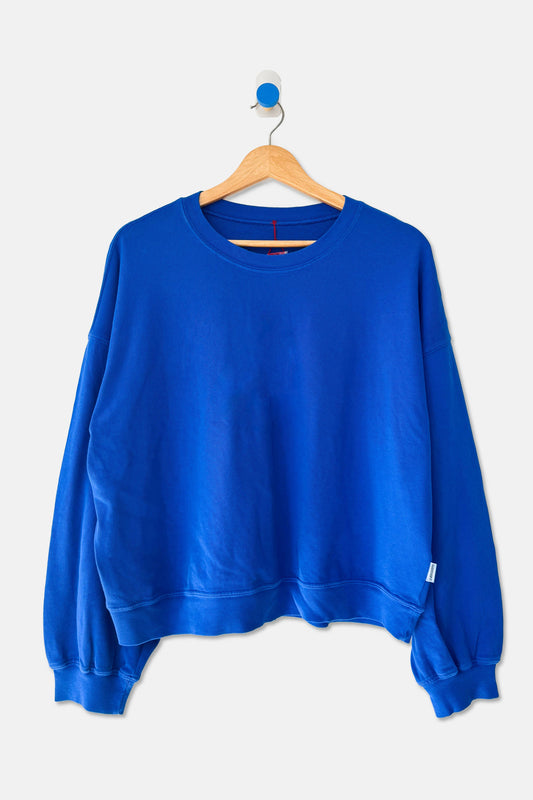 Le Bon Shoppe Cali Jersey Sweatshirt: Cobalt