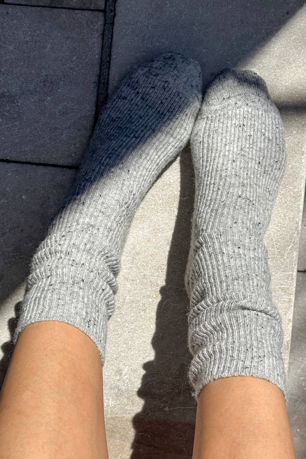 Le Bon Shoppe Snow Socks: Cookies and Cream