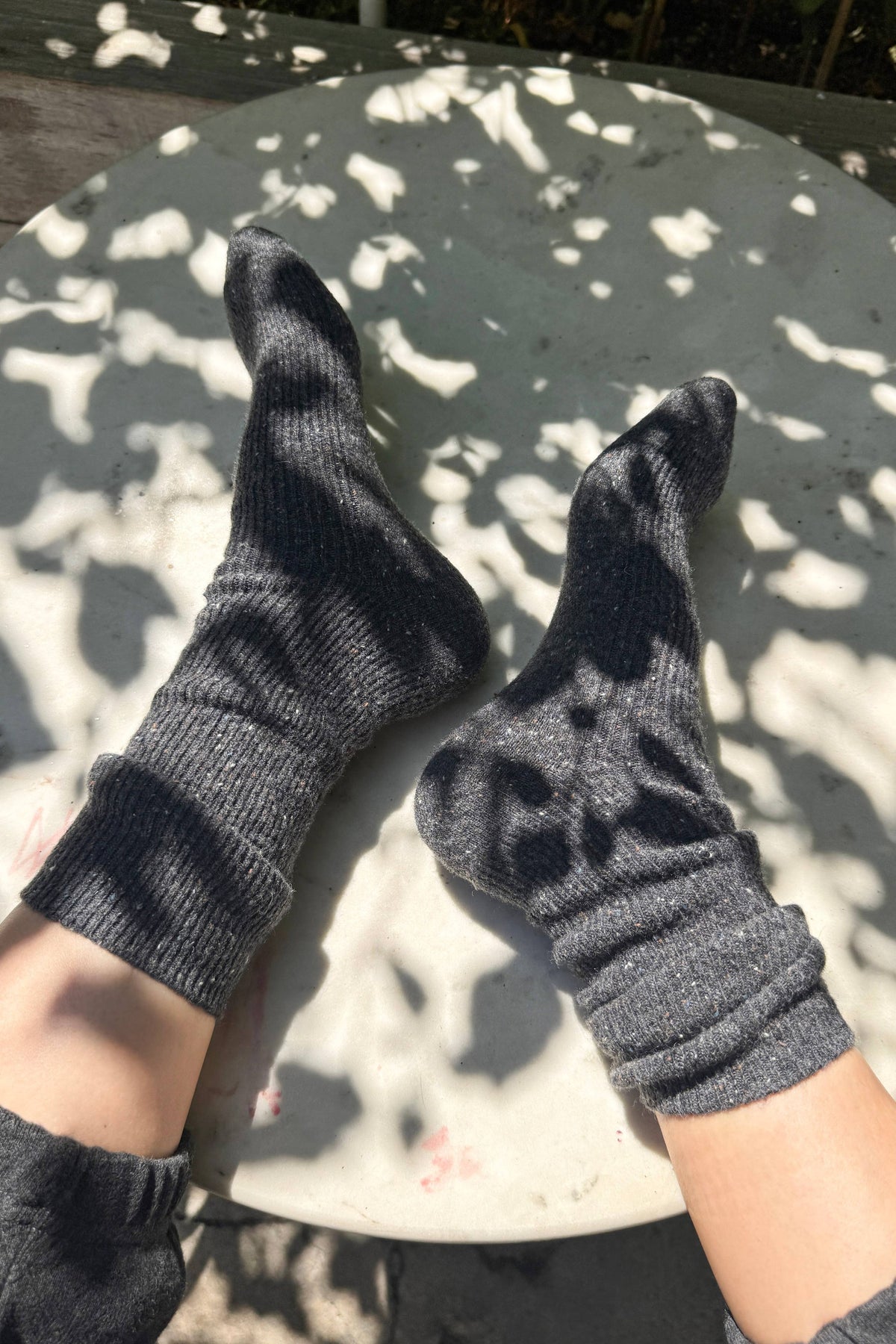 Le Bon Shoppe Snow Socks: Charcoal