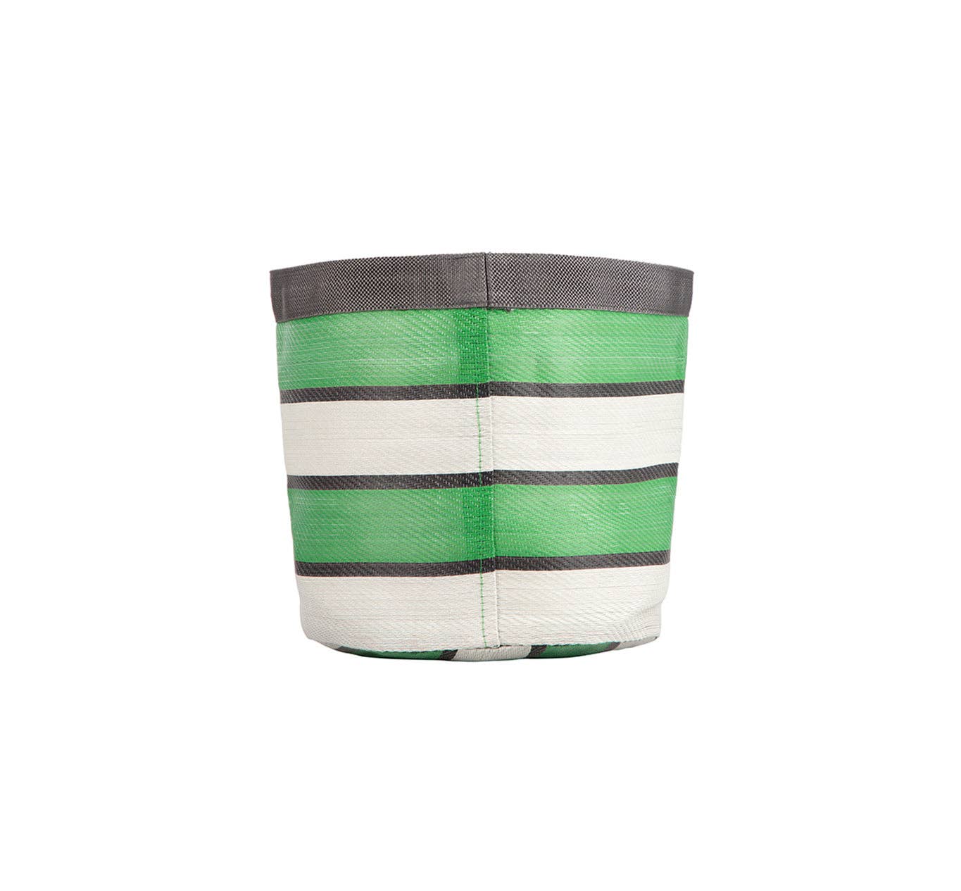 British Colour Standard Medium 19 cm - Eco Woven Plant Pot Cover in Grass Green, Indigo & Pearl: 6