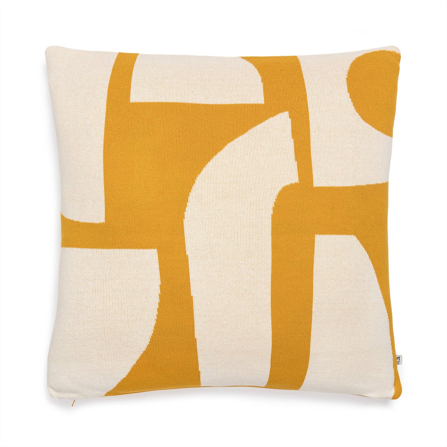Sophie Home Cotton Knit Throw Pillow/Cushion - Bruten Citrus: Filled Cushion (UK & Europe Only)