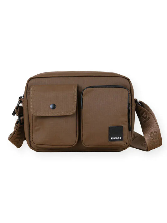Kintobe  Miles Cross-body Bag - Earth Brown