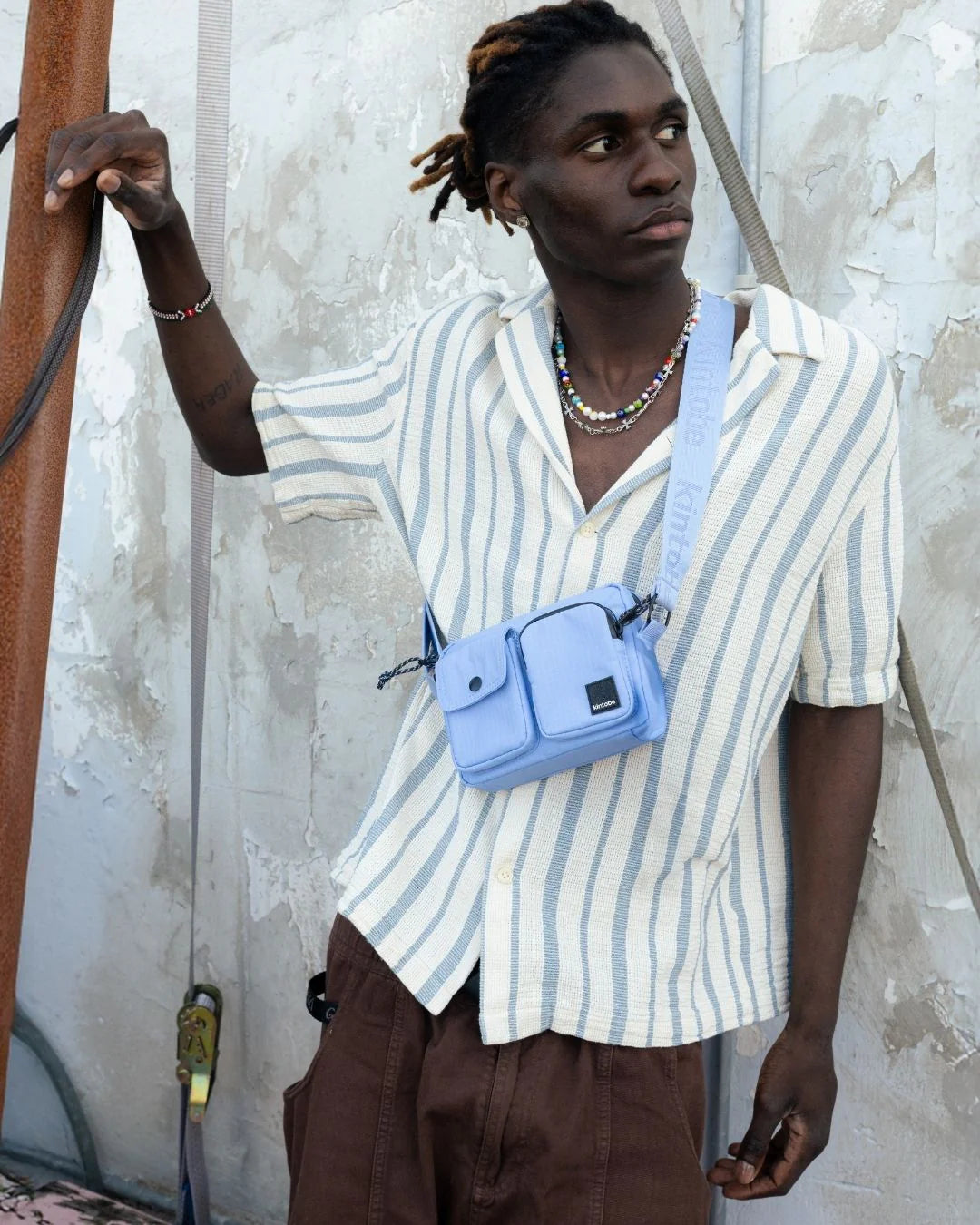 Kintobe Mini Miles Cross-Body Bag - Skyline Blue