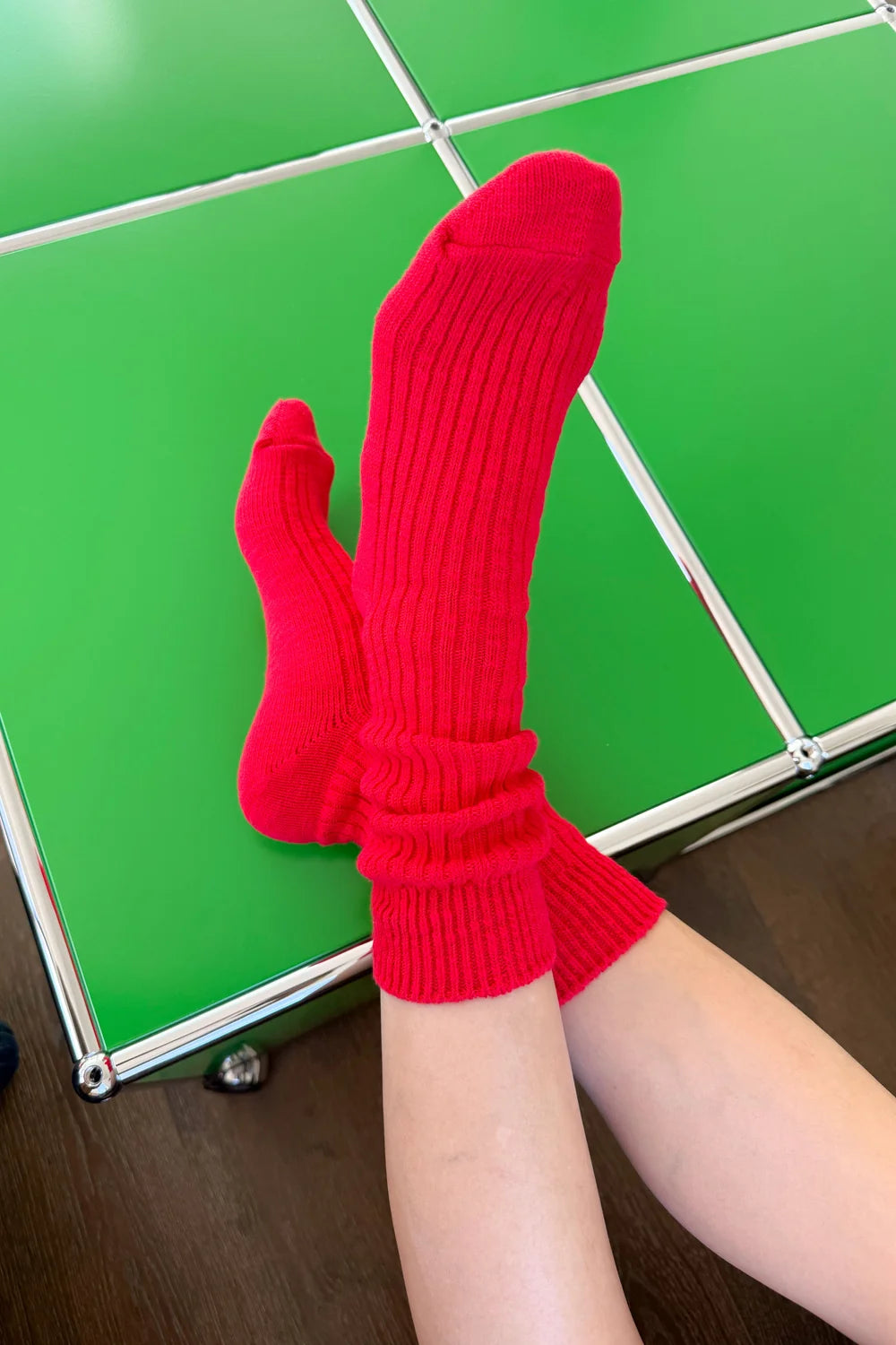 Le Bon Shoppe Cottage Socks: Chili