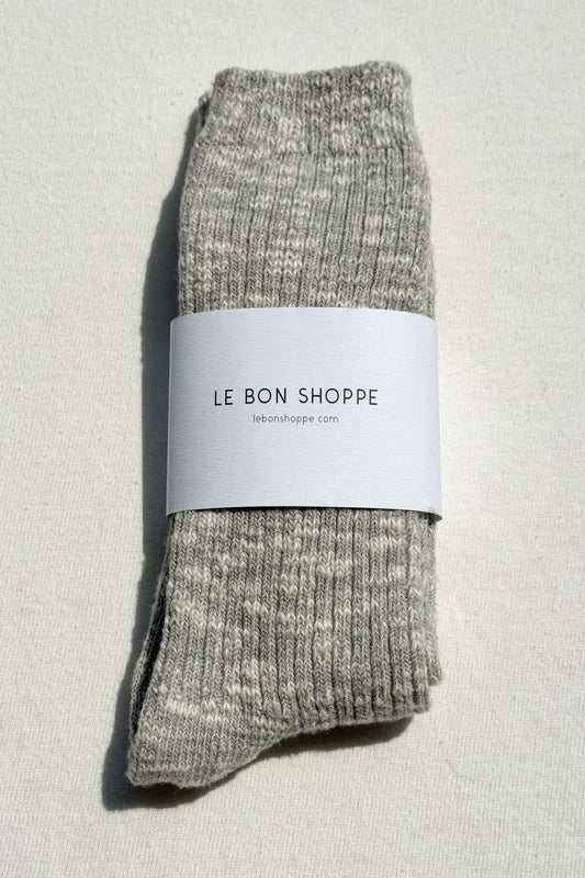 Le Bon Shoppe Cottage Socks: Heather Grey