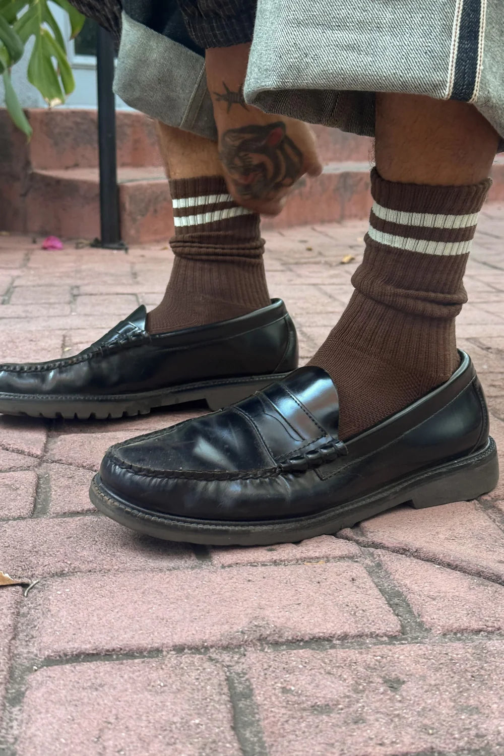 Le Bon Shoppe Boyfriend Socks: Wood