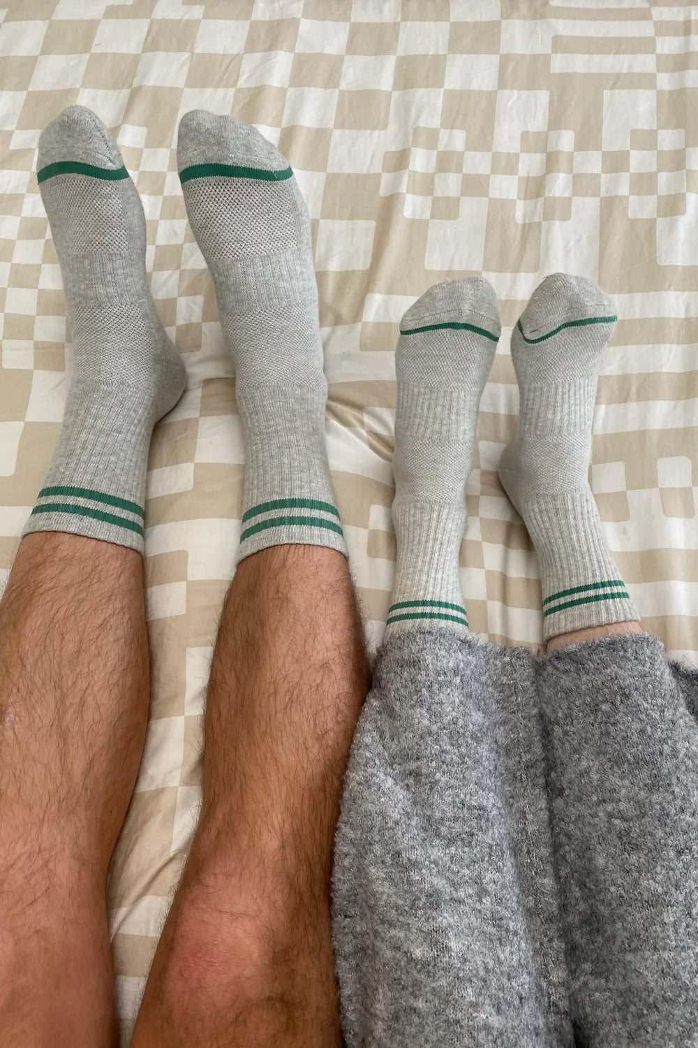 Le Bon Shoppe Boyfriend Socks: Light Grey